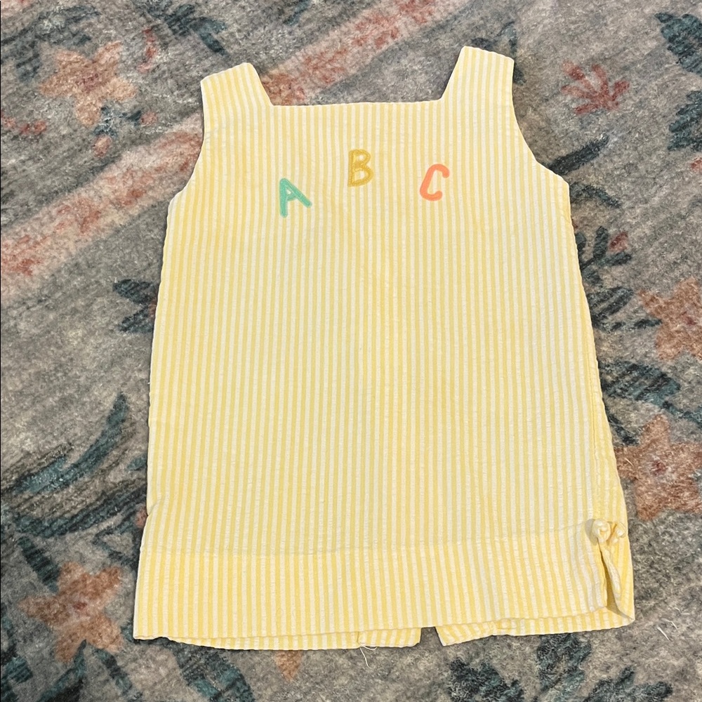 Vintage baby girls dress ABC 2T